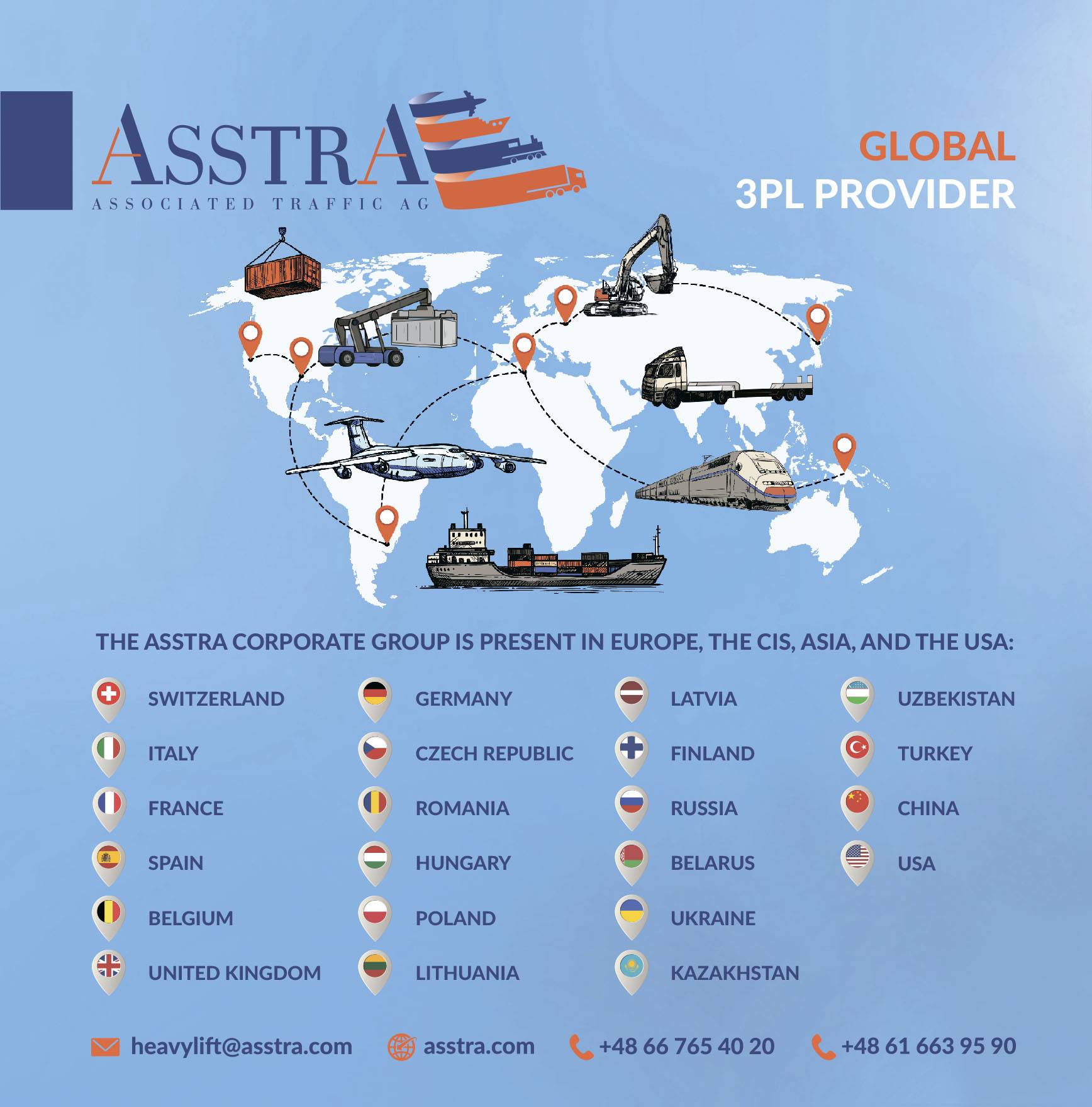 Transportation of outsized and heavyweight cargo